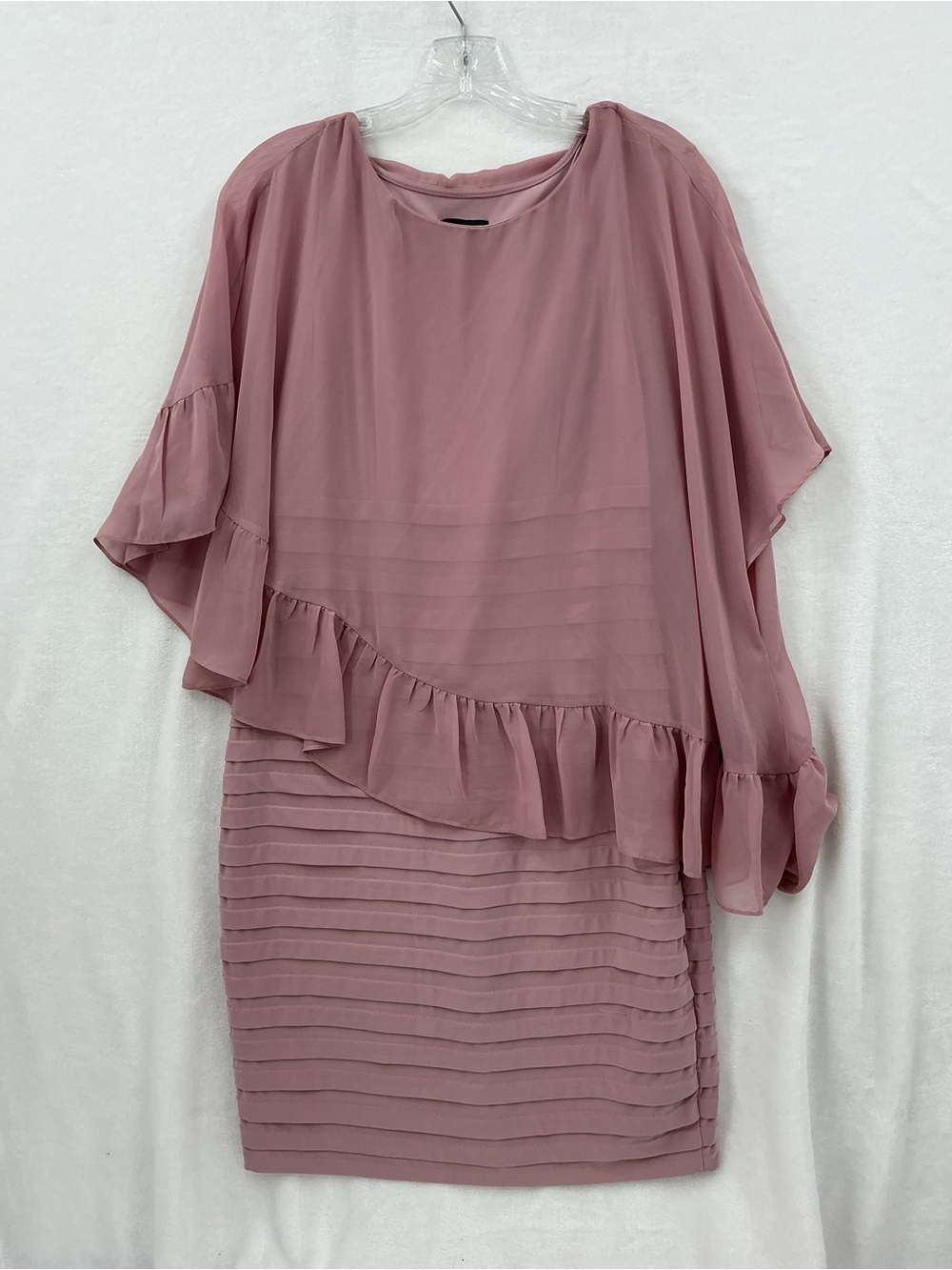 Adrianna Papell Dusty Rose Sheath Dress 1110 - Picture 2 of 6